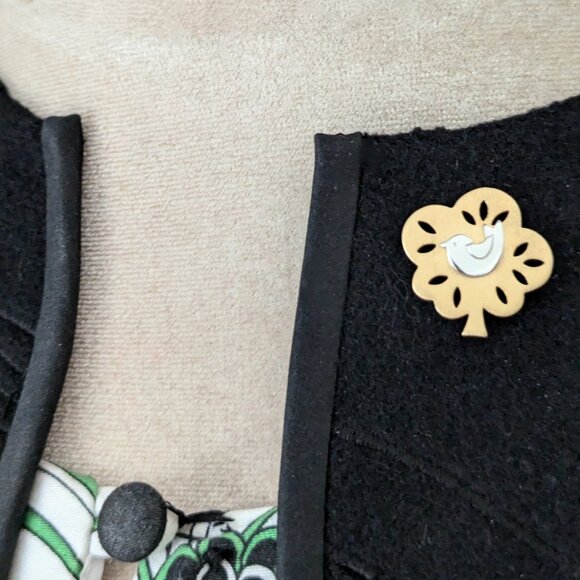 Partridge in a Pear Tree Bird Tree of Life Pin - Picture 6 of 6